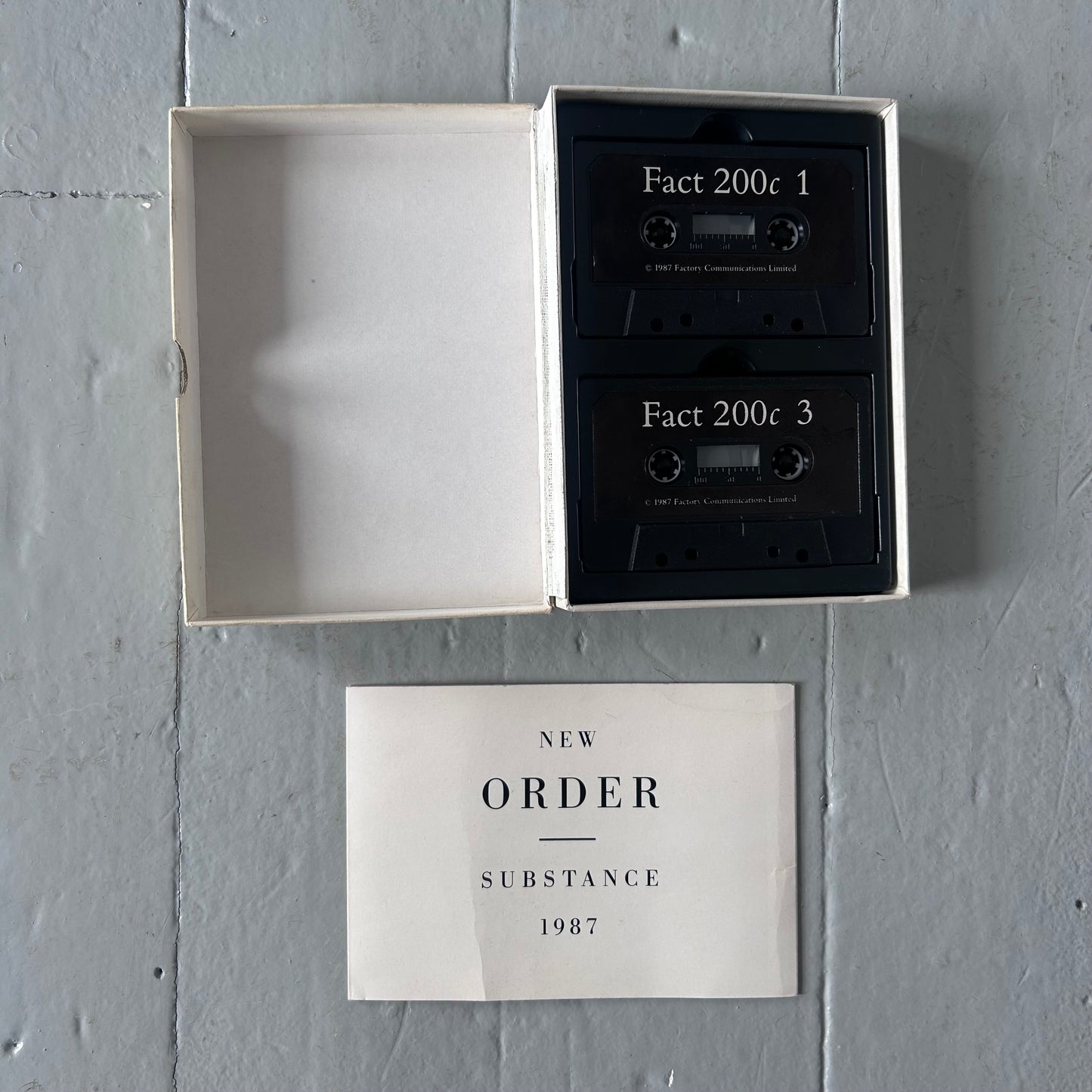 1987 New Order cassettes box set