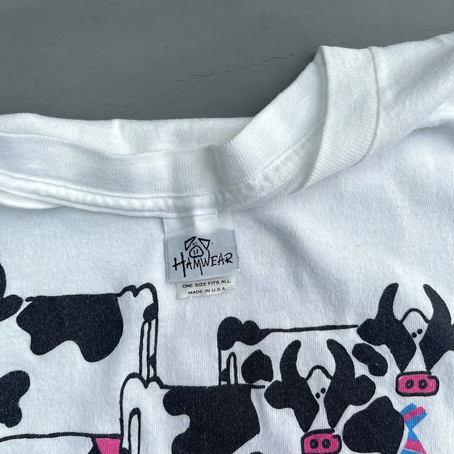 1990s hamwear moo T-Shirt (L)