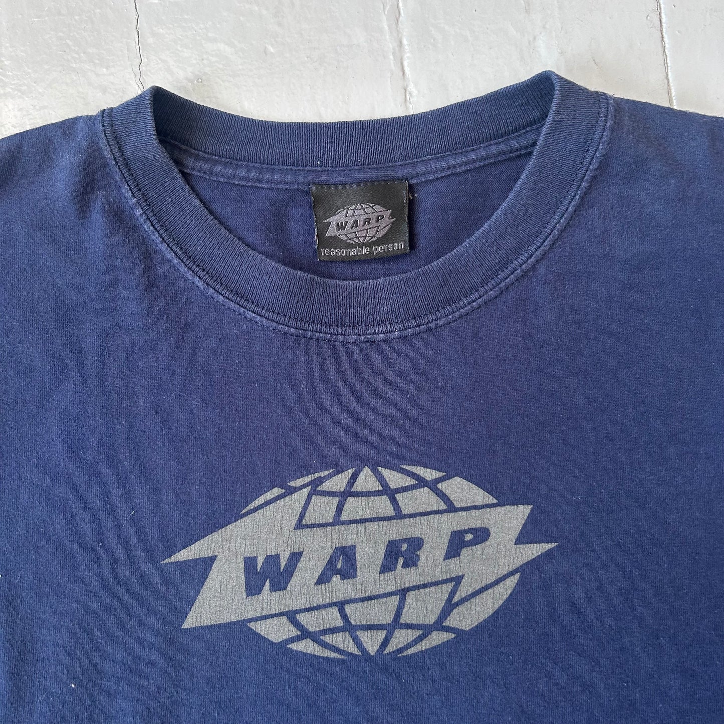1990s Warp Records T-shirt (L)