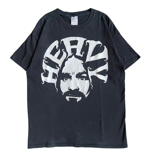 Mid 2000s Charles Manson heavy T-shirt (M)