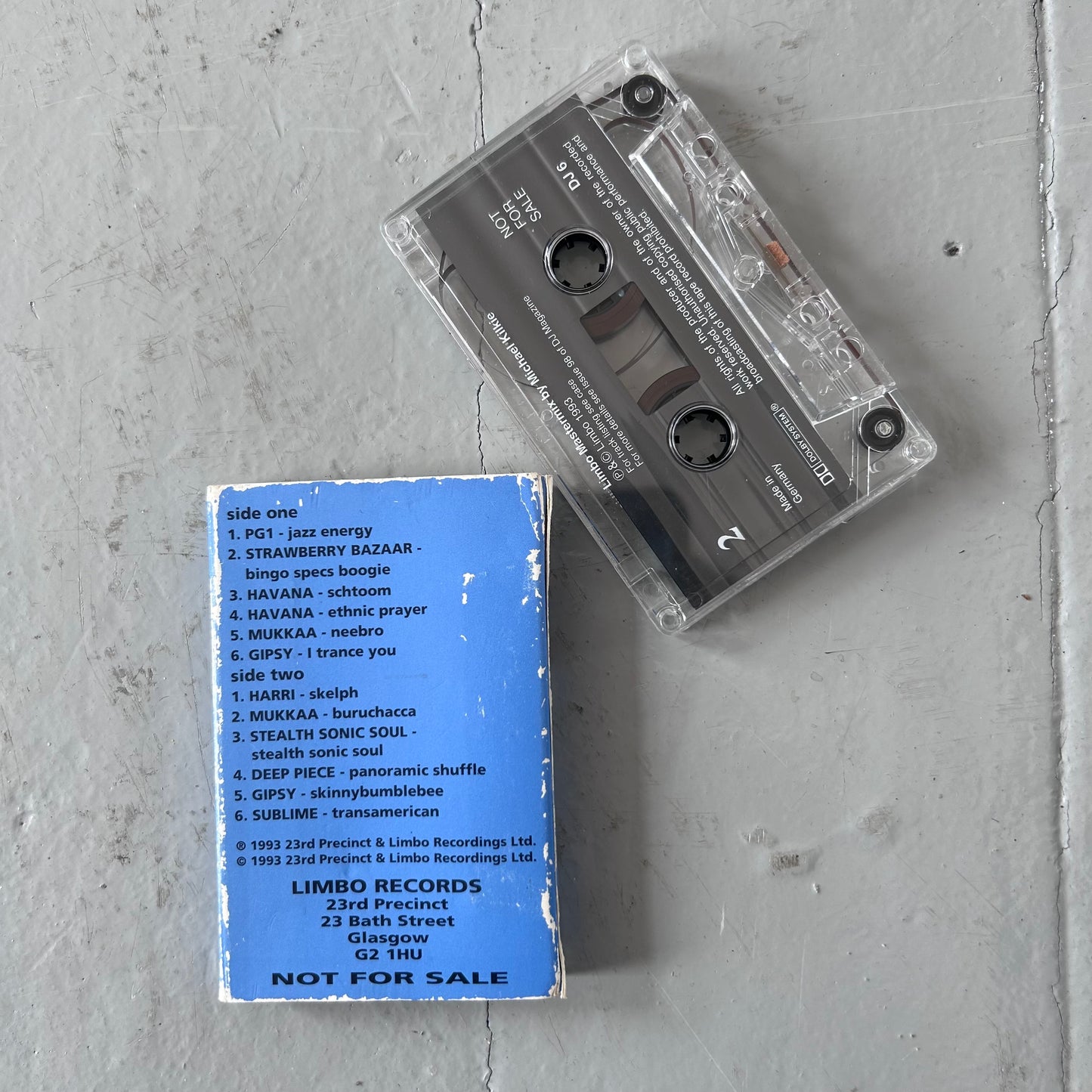 1993 LIMBO Records cassette