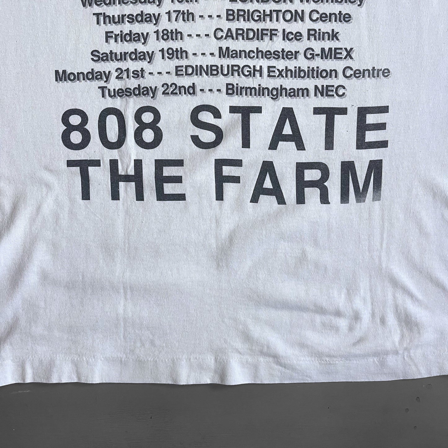 1992 Madness / 808 State / The Farm tour T-shirt (L)