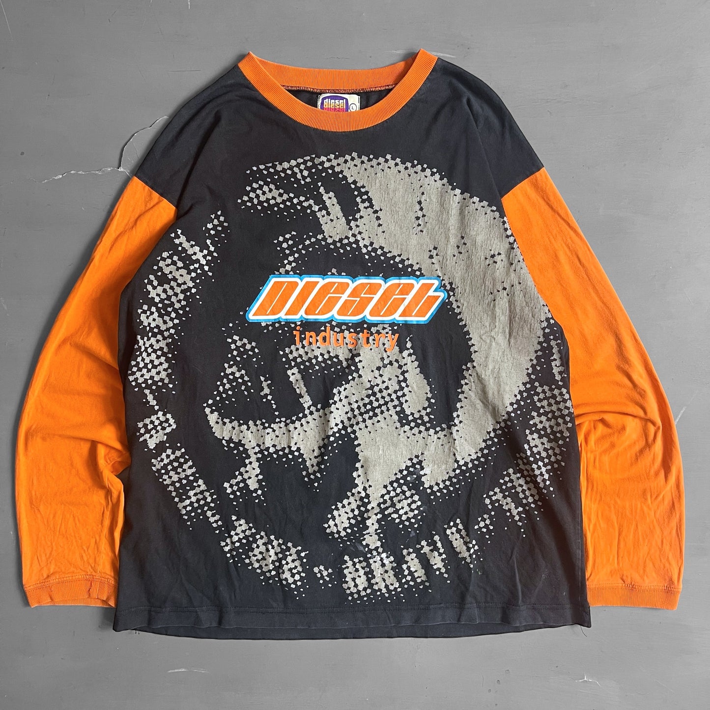 1990s Diesel industry long sleeve T-shirt (L)