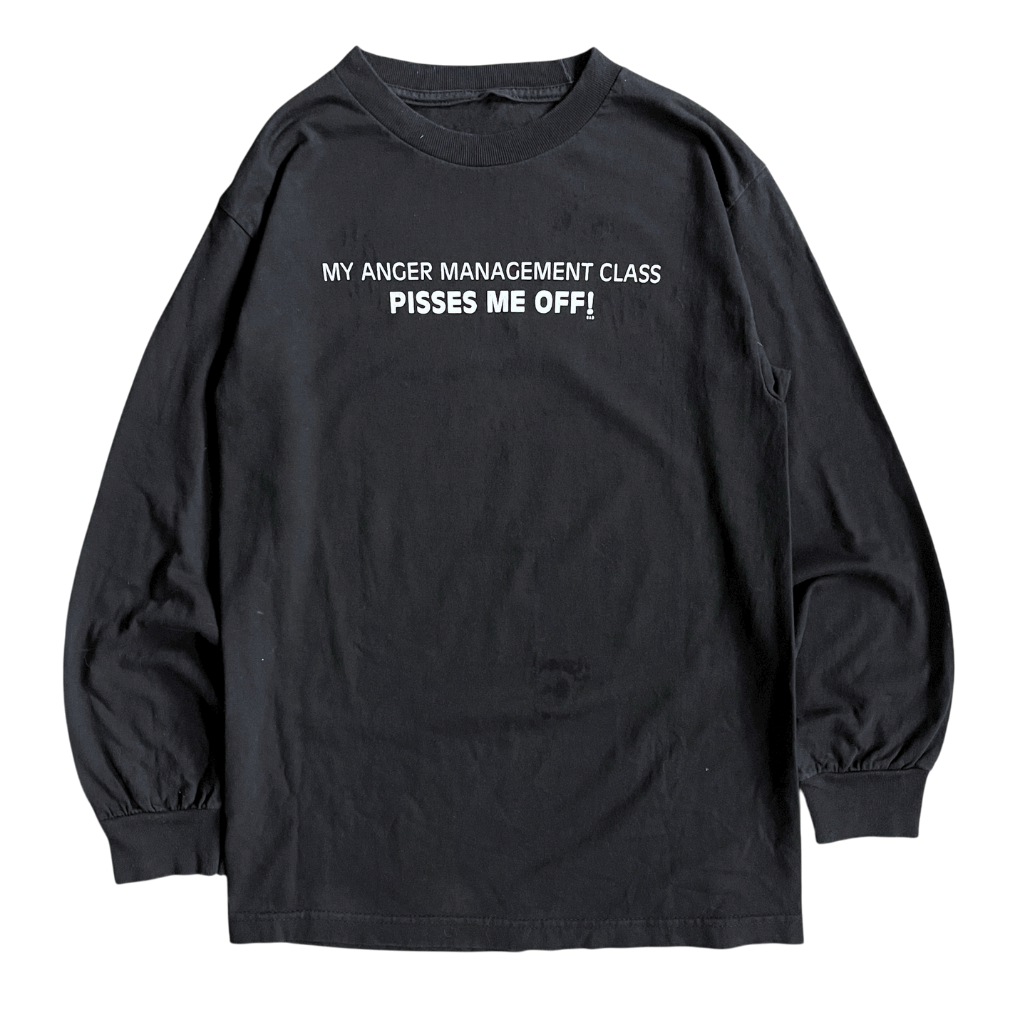 1990s my anger management class pisses me off T-shirt (S)