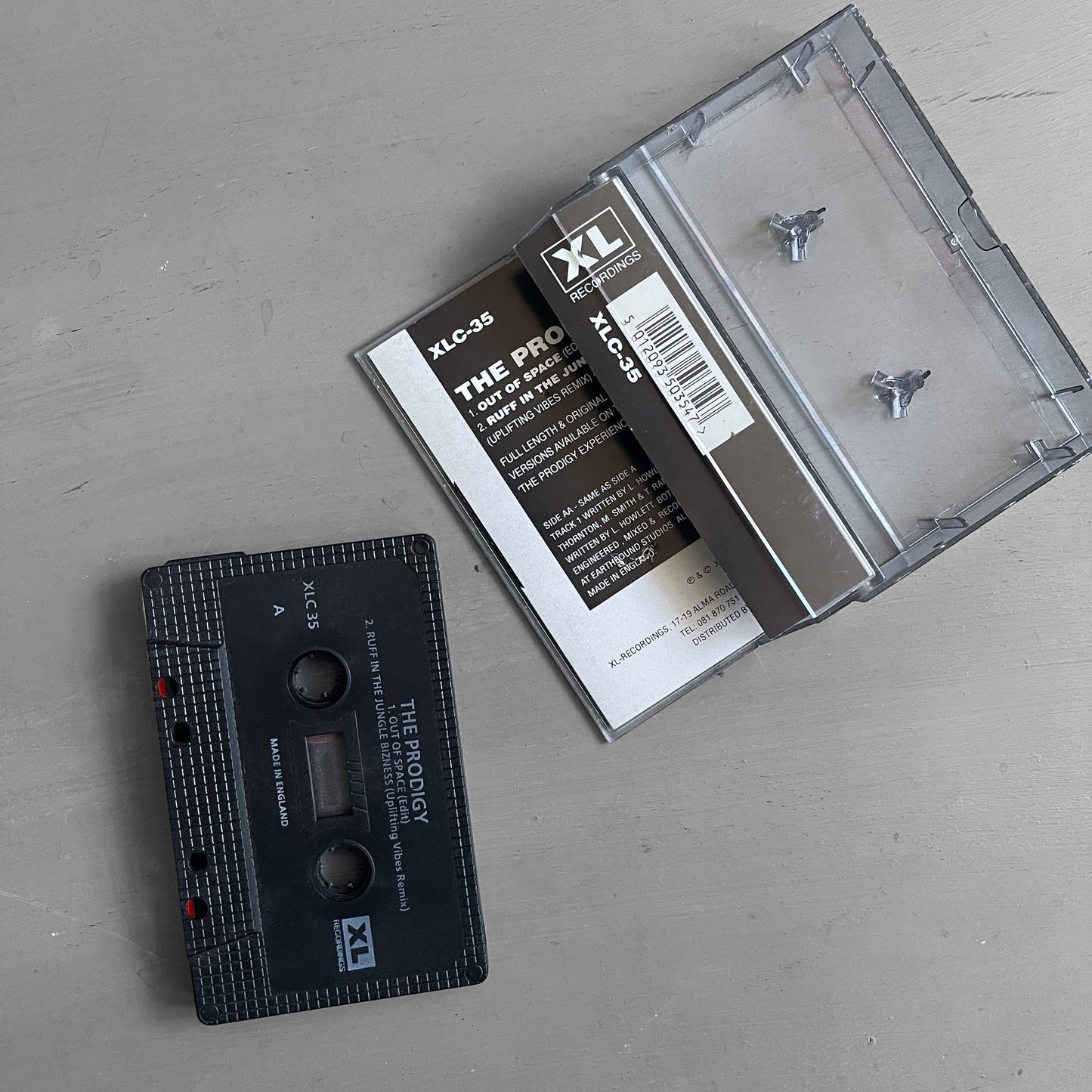 1992 XL Recordings The Prodigy Out Of Space cassette