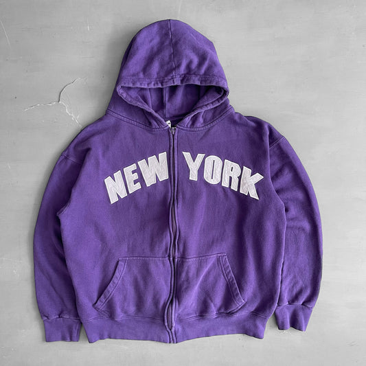 1990s New York zip hoodie (XL)