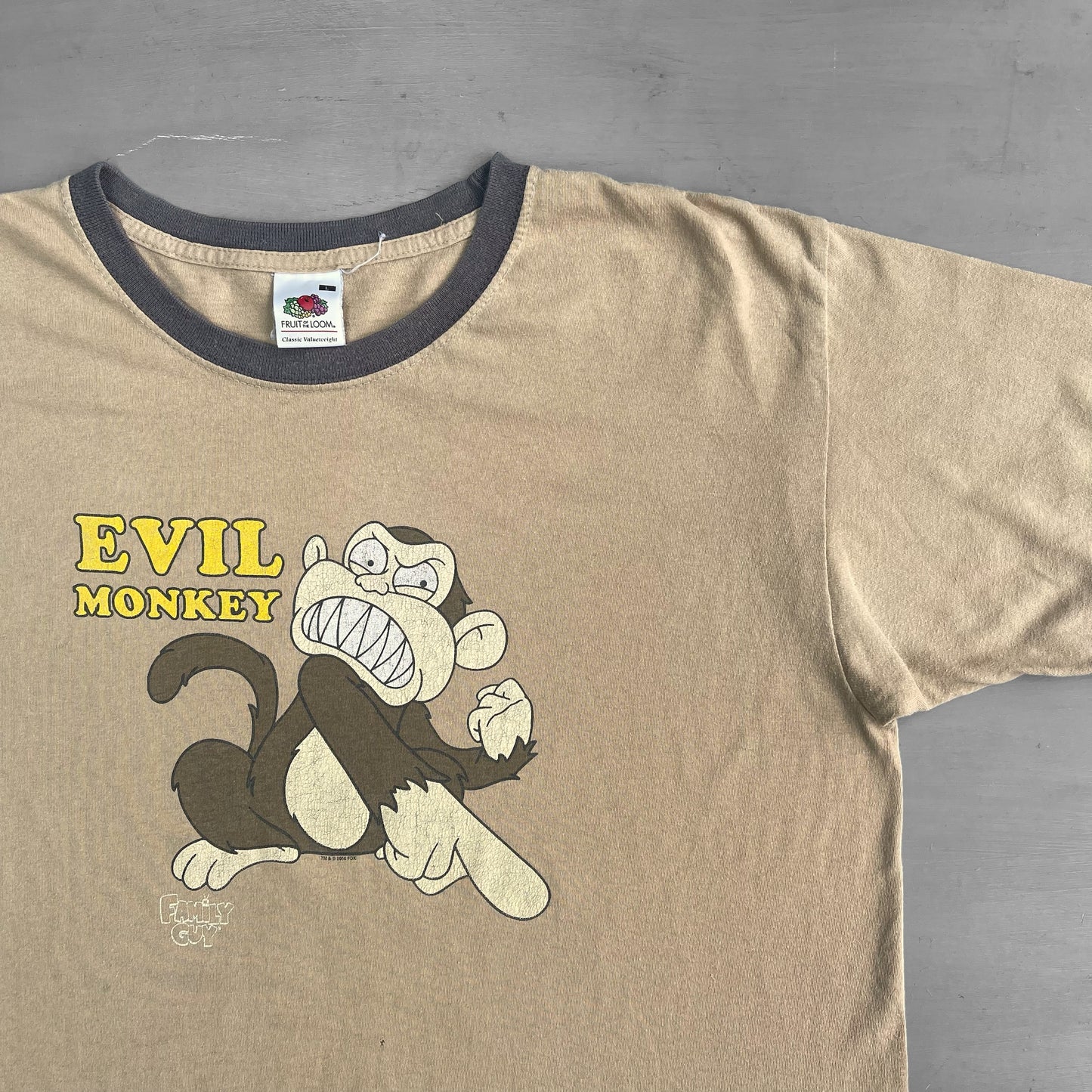 2006 Family Guy evil monkey T-Shirt (M/L)