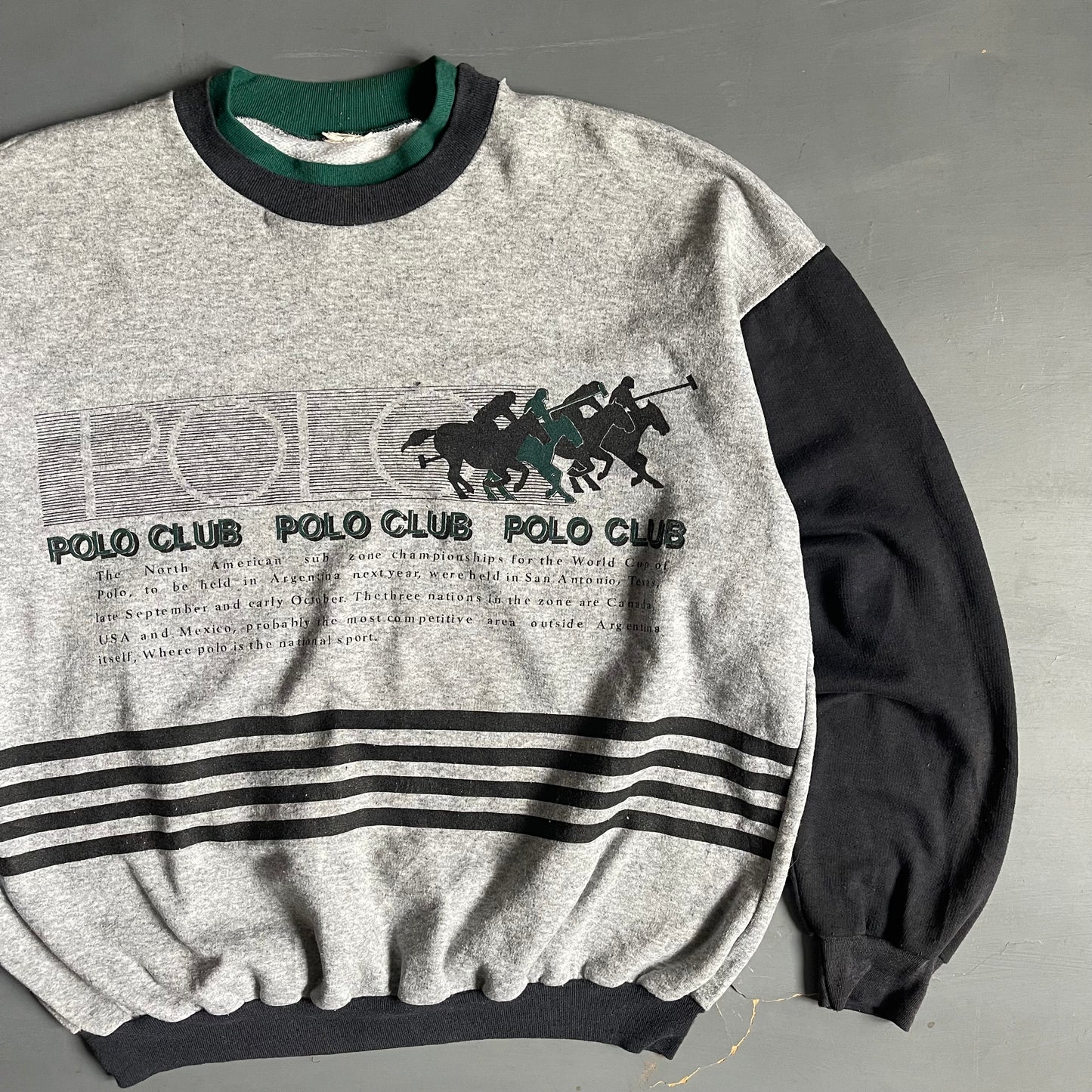 1990s Polo club sweatshirt jumper (M/L)