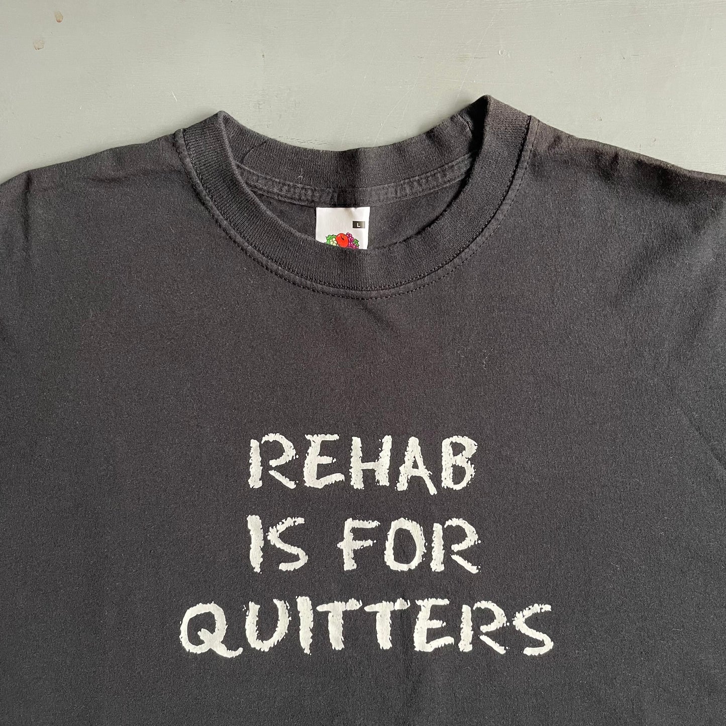 2000s Rehab is for quitters T-Shirt (L)