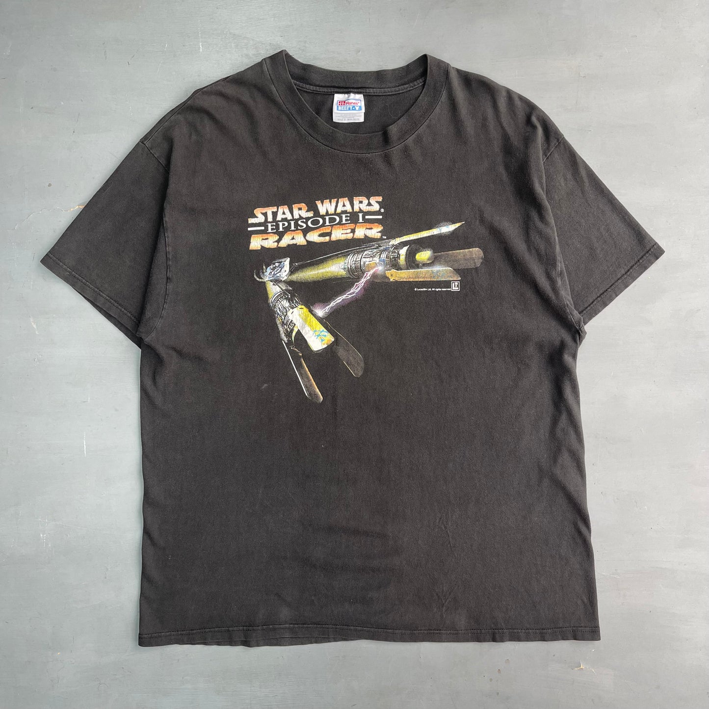 1999 Star Wars episode 1 pod racer T-Shirt (XL)