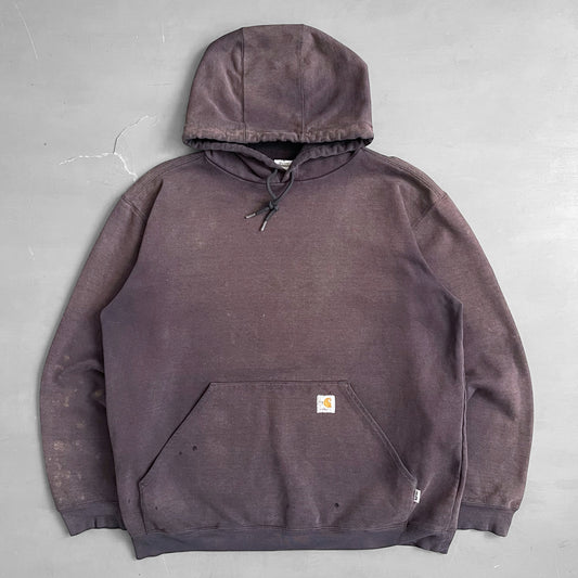 1990s Distressed Carhartt fire resistant hoodie (L/XL)