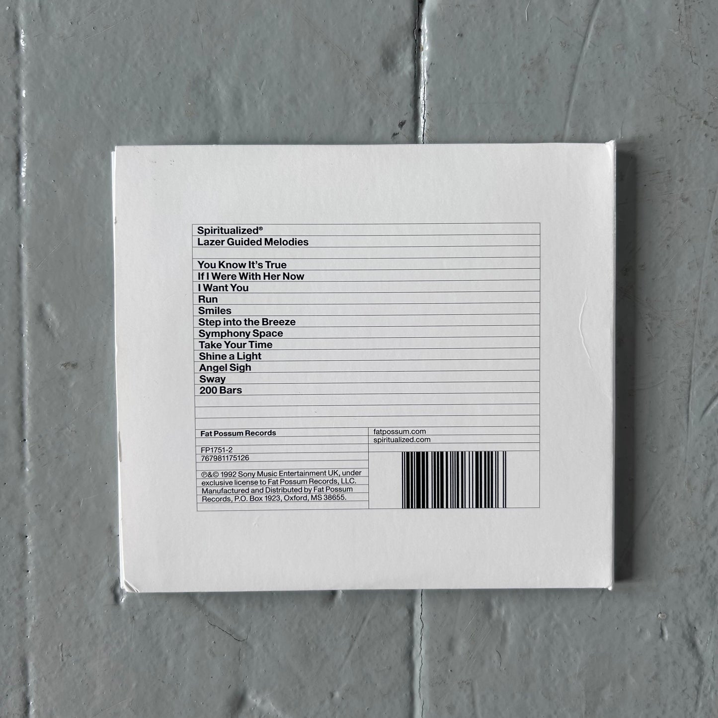 1992 SPIRITUALIZED CD