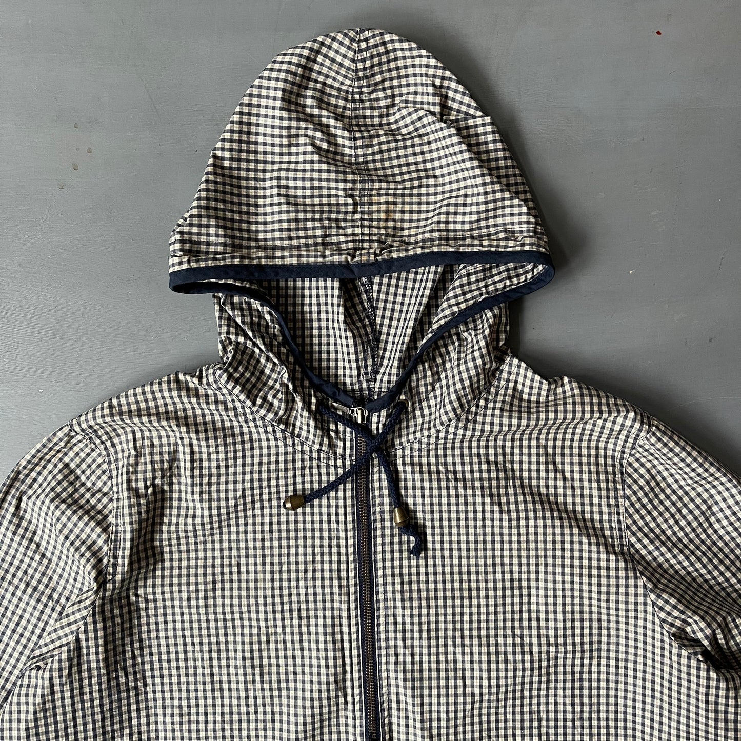 2000 plaid GAP anorak shower proof jacket (M)