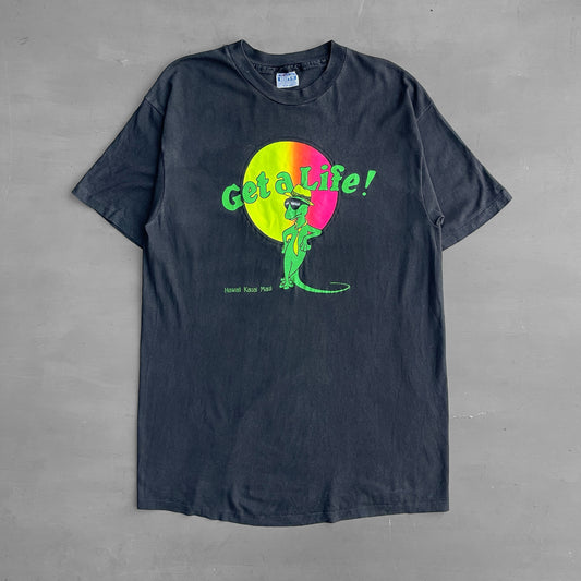 1990s GET A LIFE lizard T-Shirt (L/XL)