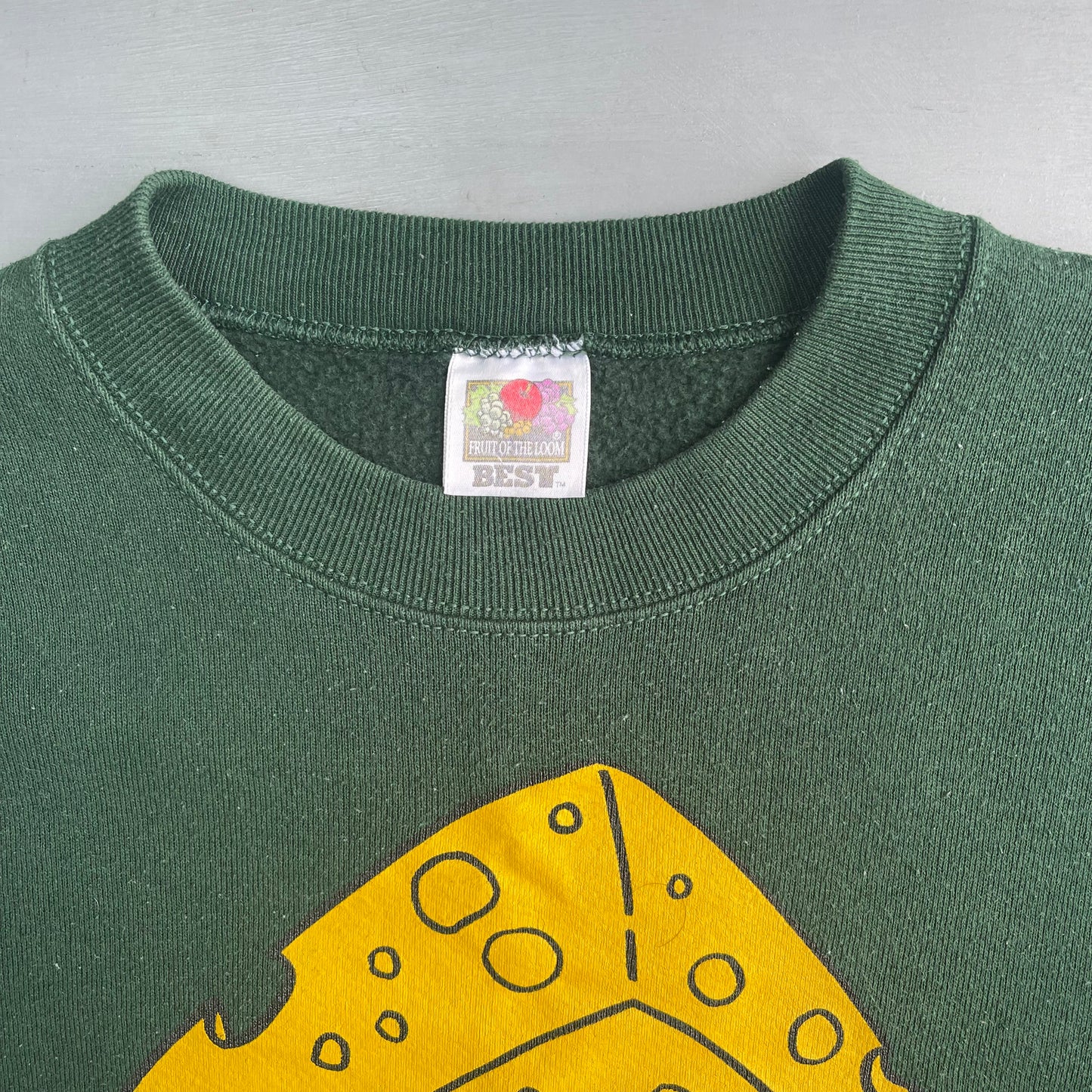 1990s Say cheese sweatshirt jumper (XL)