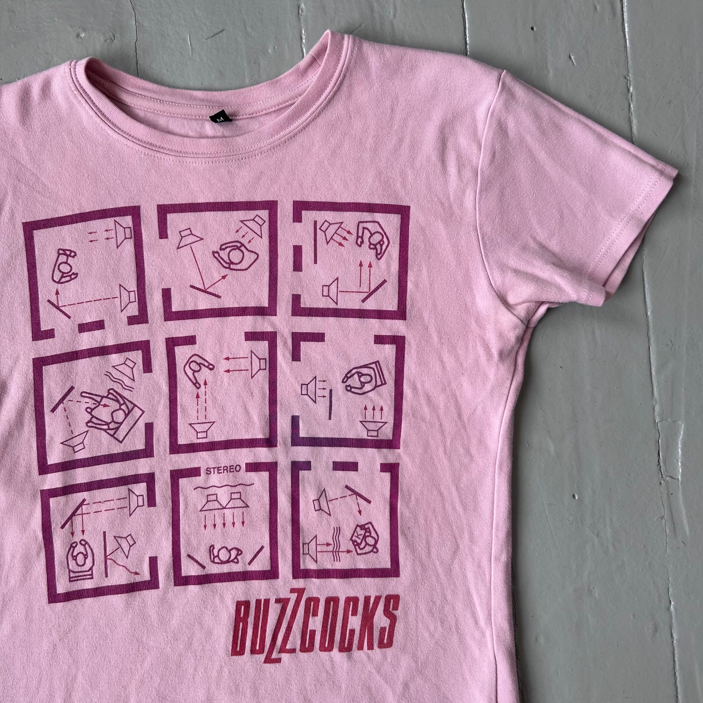 2000s BUZZCOCKS baby T-shirt (XS)