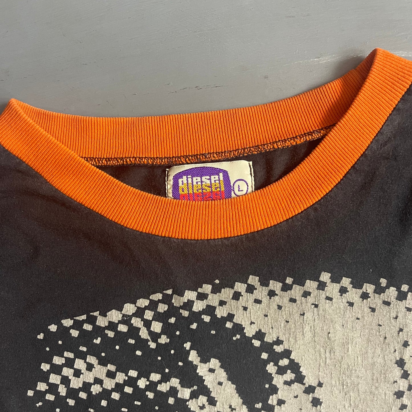 1990s Diesel industry long sleeve T-shirt (L)