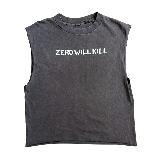 1990s Zero will Kill vest T-shirt (M)