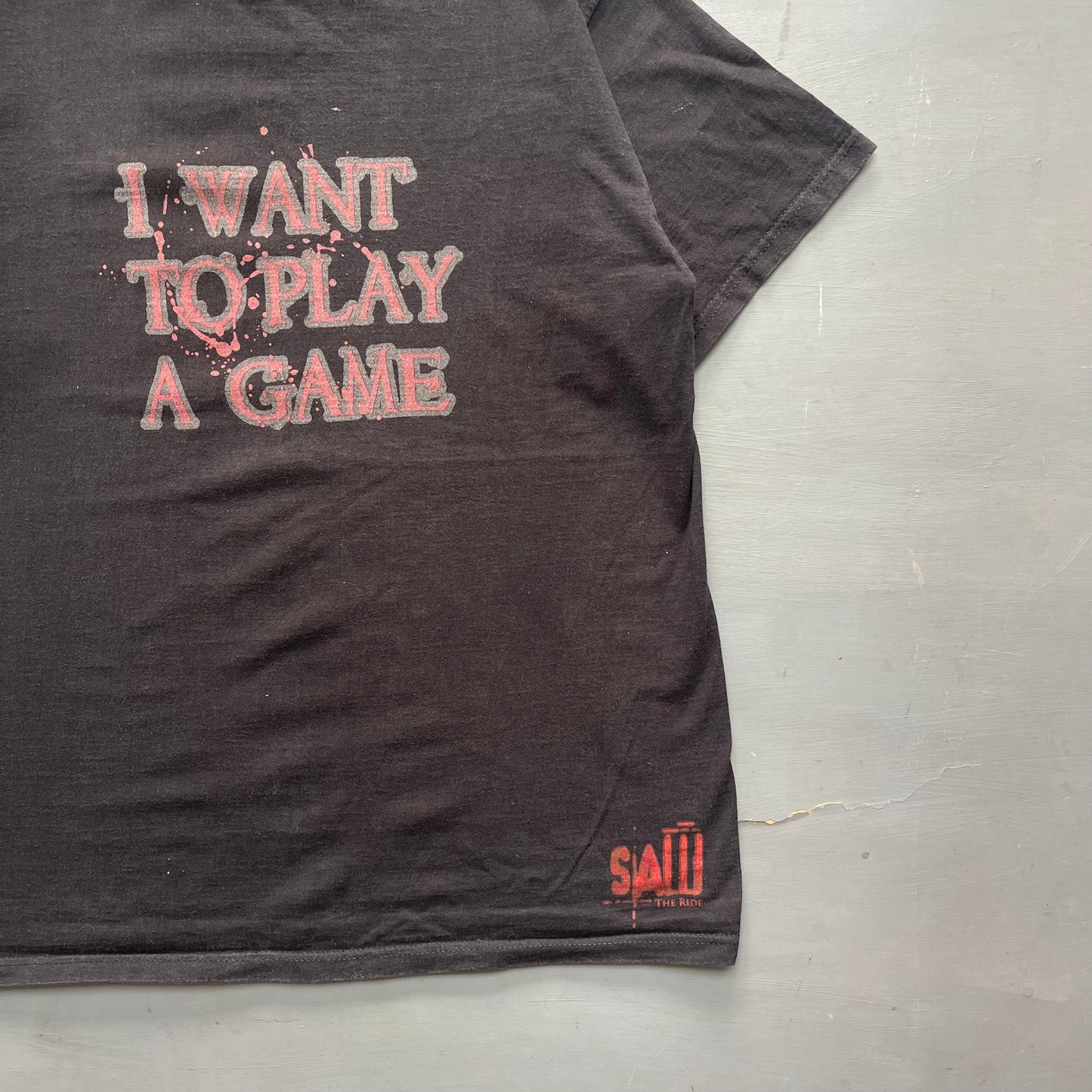 2004 SAW I want to play a game T-shirt (M/L)