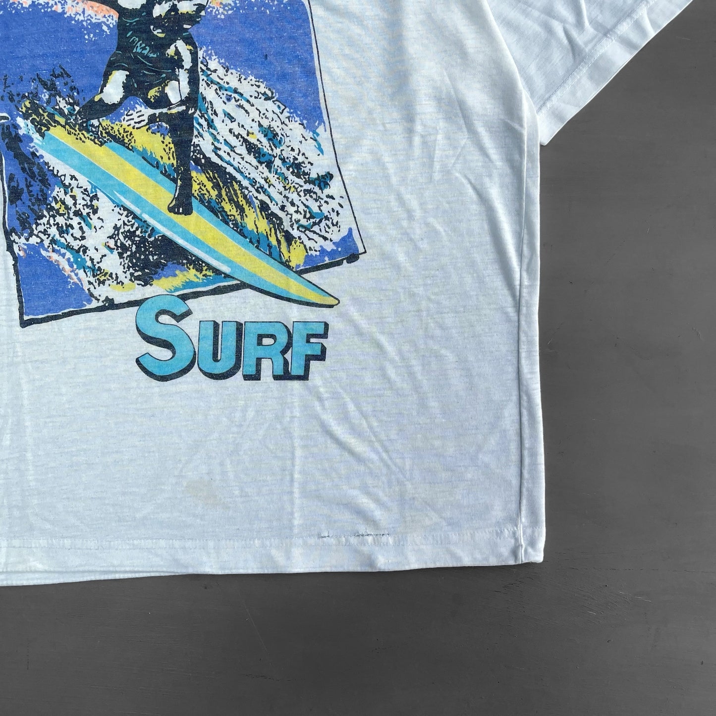 1990s Hawaiian surf Graphic T-Shirt (M)