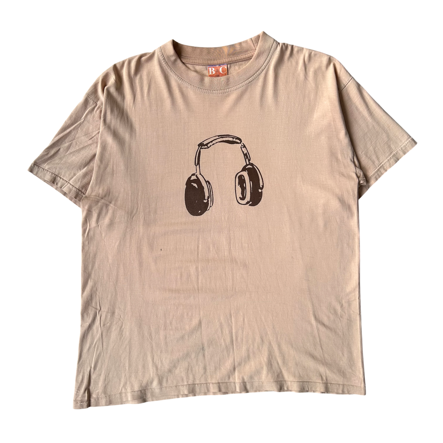 2000s Headphones graphic T-shirt (L)