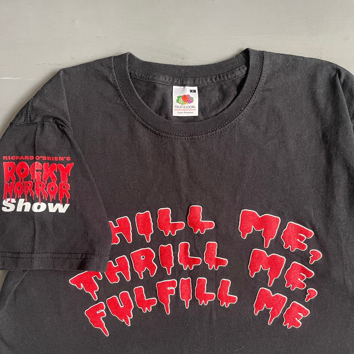 2000s The Rocky horror show fulfill me T-shirt (S)