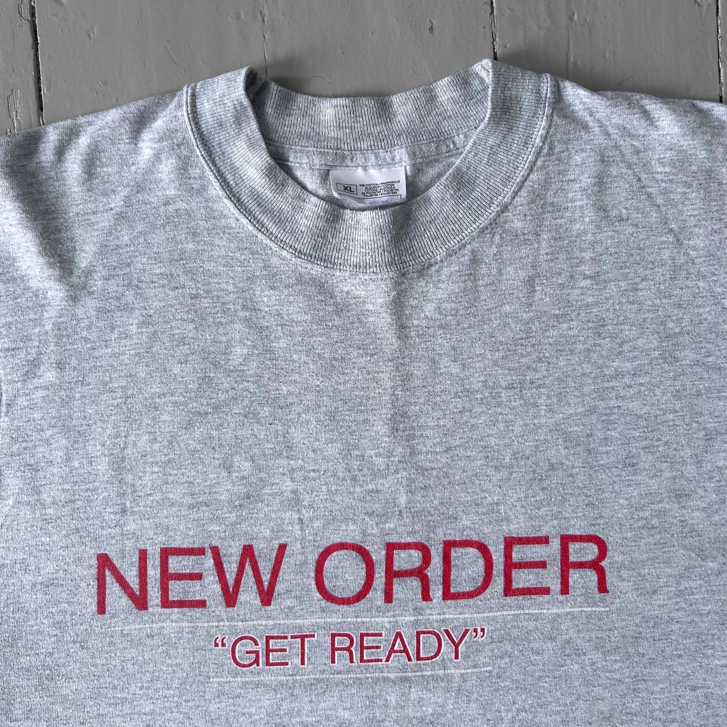 2001 New Order Get Ready long sleeve T-shirt (XL)