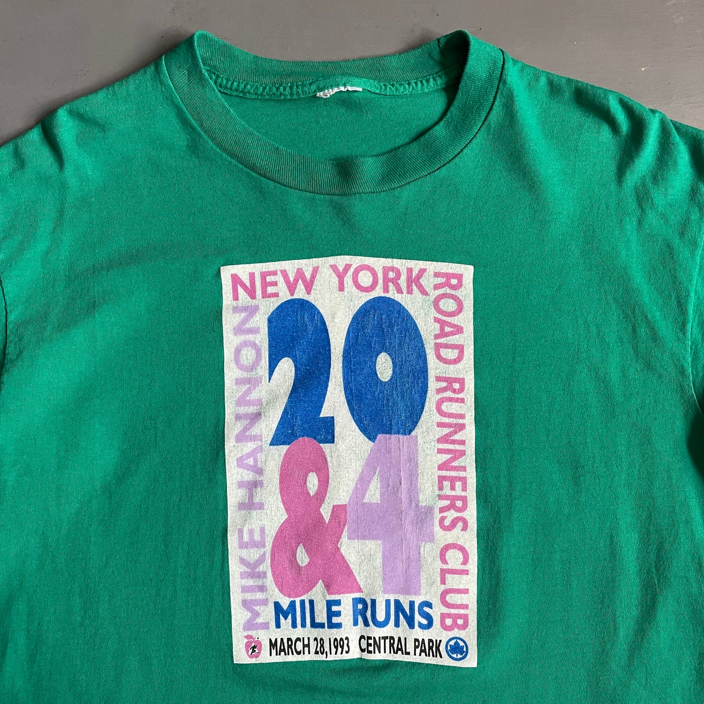 1993 New York Central Park running club long sleeve T-Shirt (M)