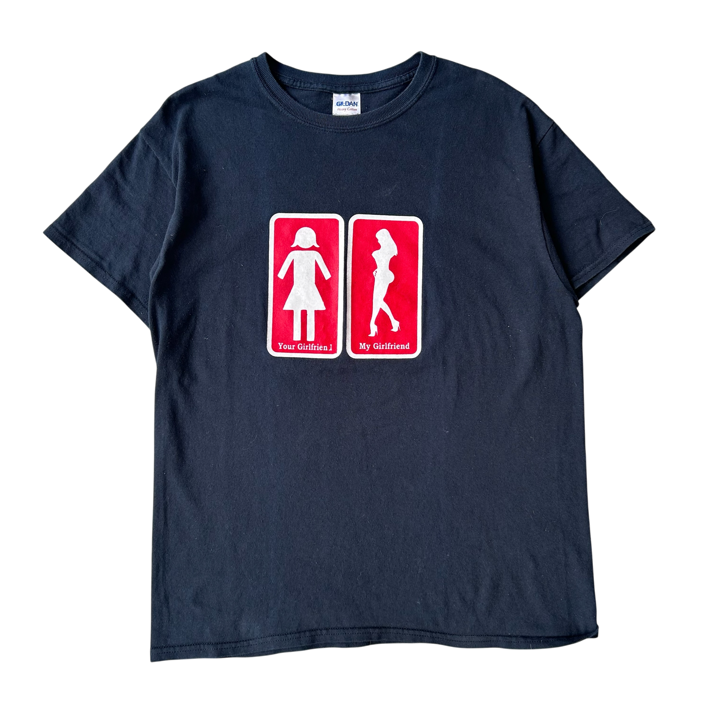 2000s your girlfriend > my girlfriend T-shirt (M)