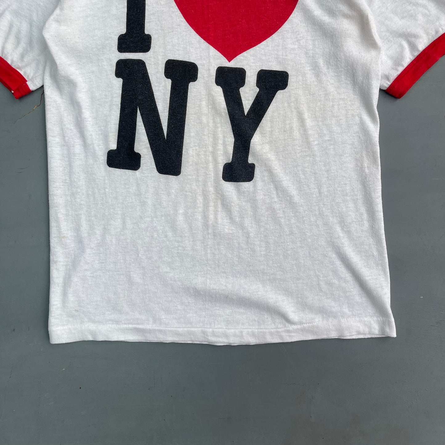 1990s I love New York babydoll T-Shirt (xs)