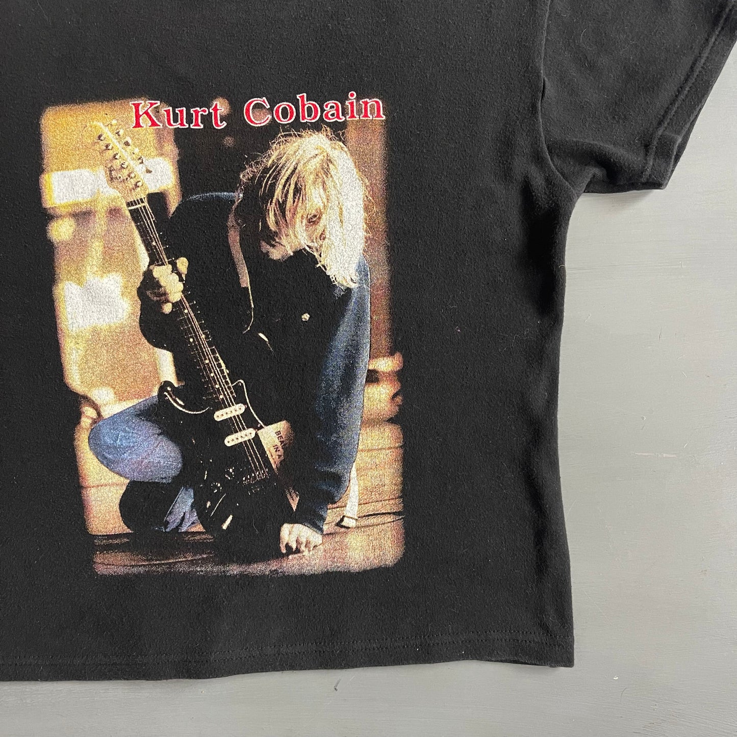 Early 2000s Kurt Cobain baby T-shirt (XS)
