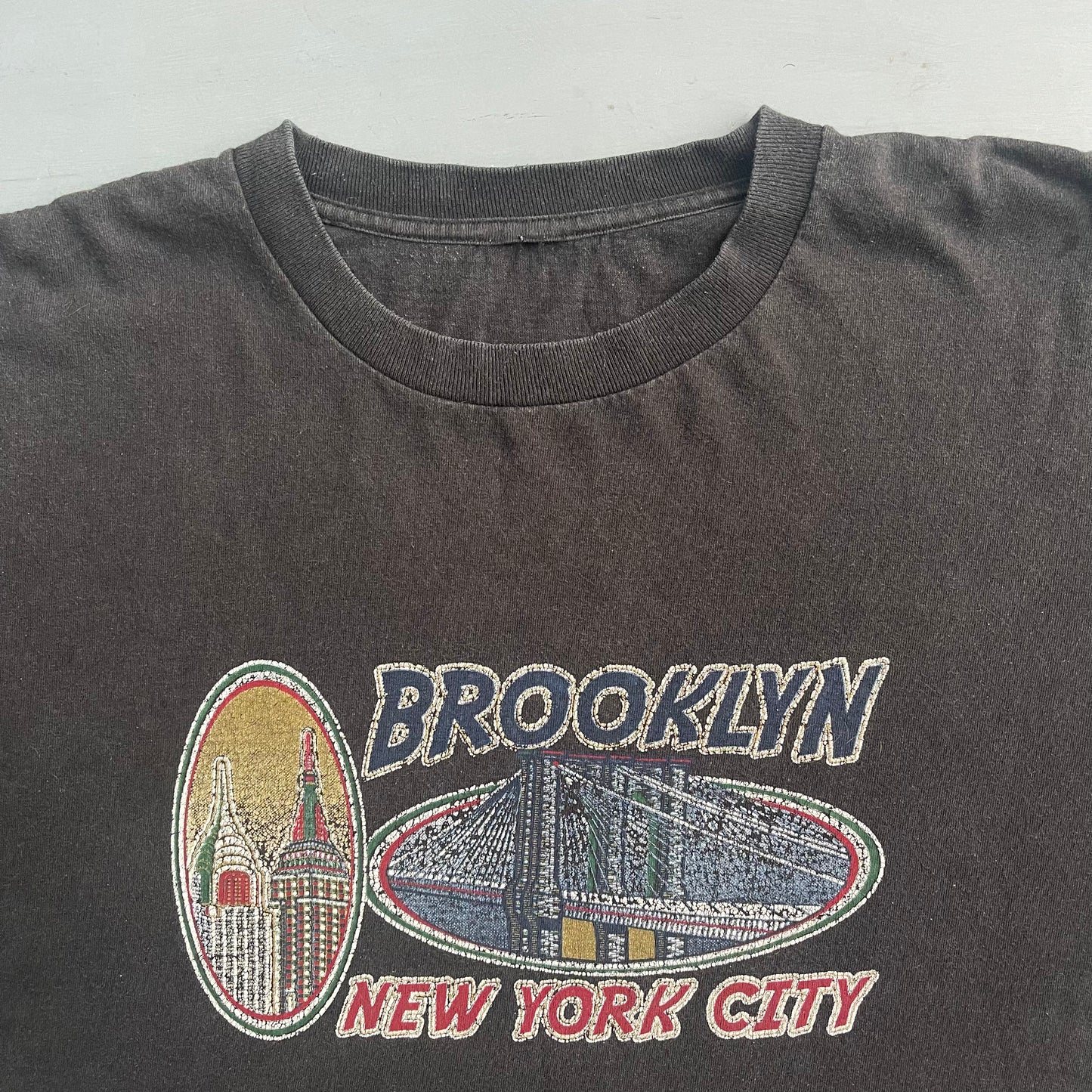 1990s Brooklyn New York City souvenir T-Shirt (XL)