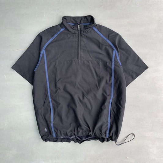 2000s technical short sleeve golf zipped golf shirt (M/L)