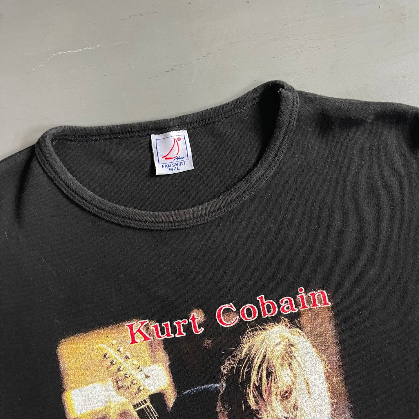 Early 2000s Kurt Cobain baby T-shirt (XS)