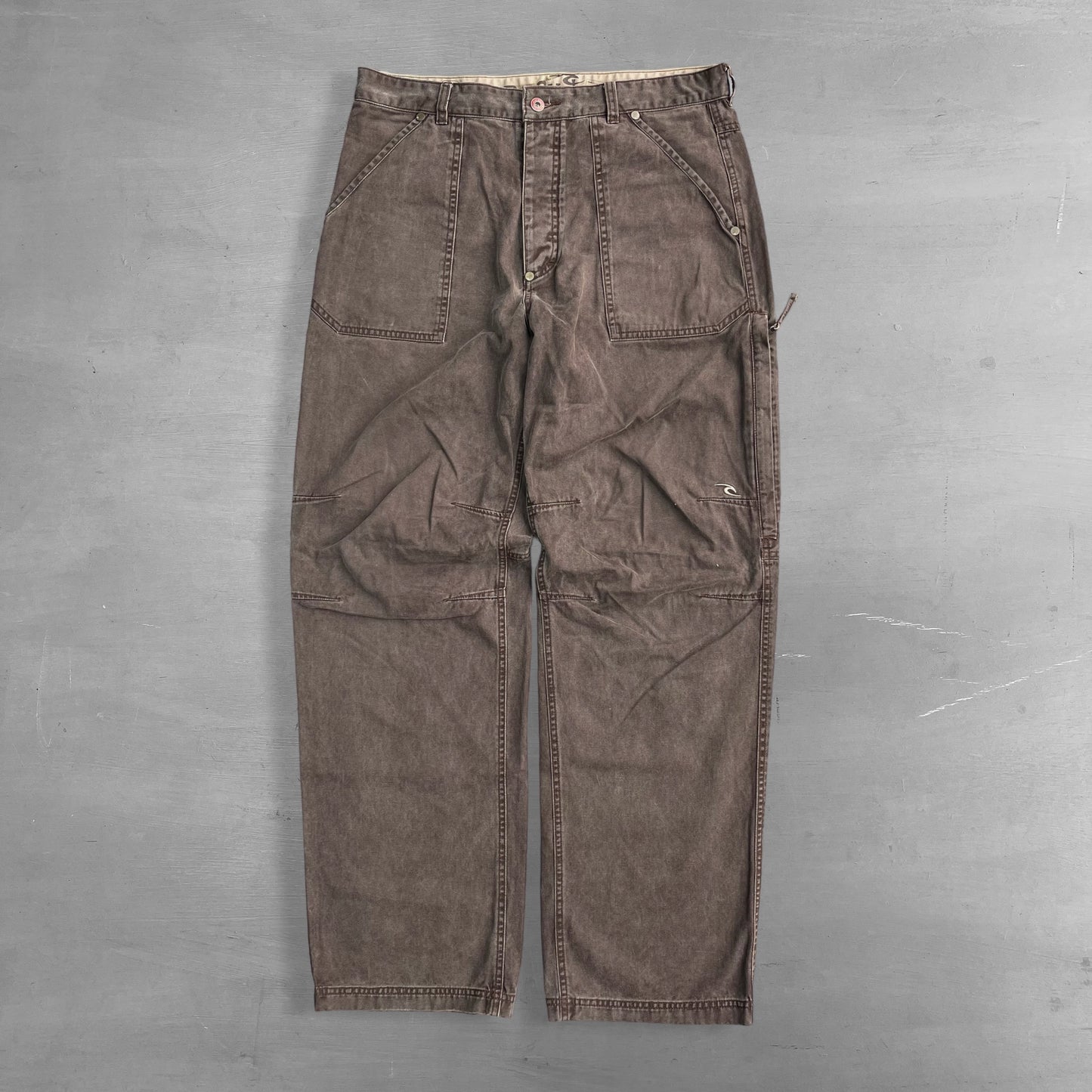 Vintage baggy RipCurl utility trousers (34 waist)