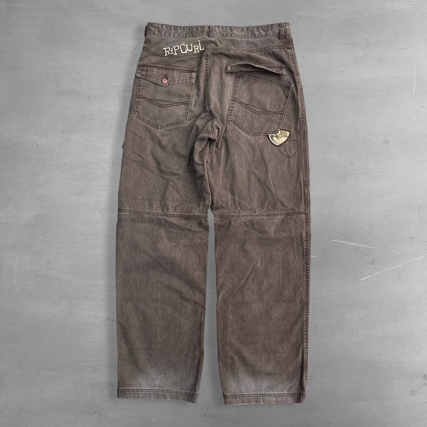 Vintage baggy RipCurl utility trousers (34 waist)