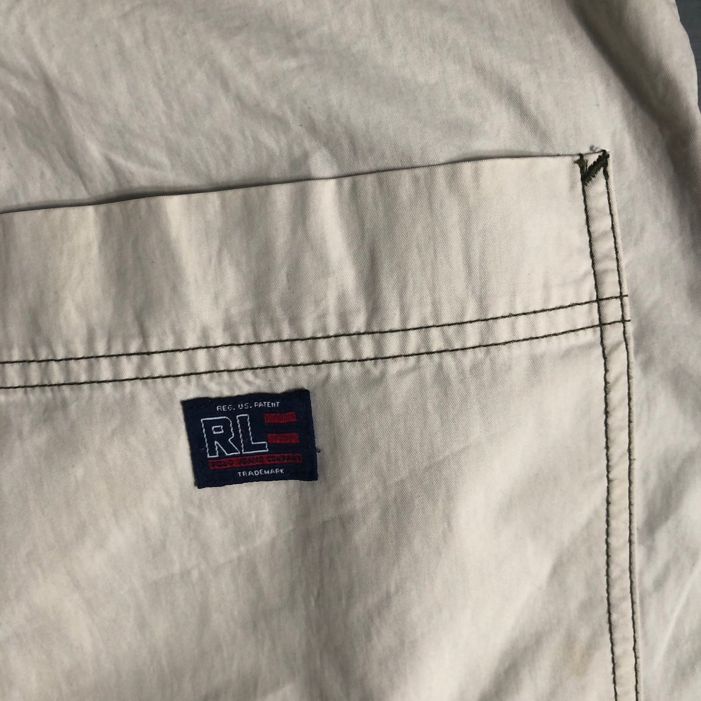 1990s Polo Ralph Lauren baggy cargo trousers (38 waist)