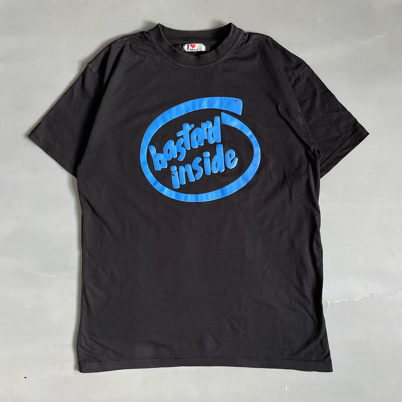 2000s Bastard inside intel parody T-Shirt (M)