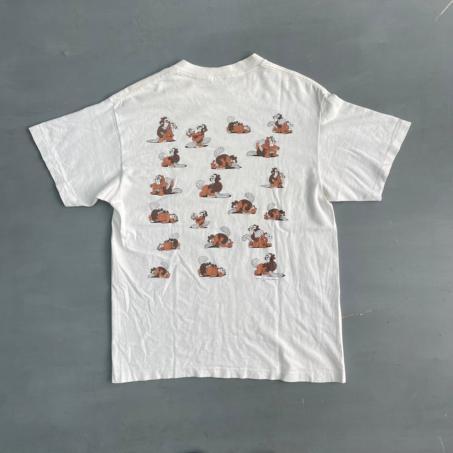 1991 Squirrel positions comedy T-Shirt (L)