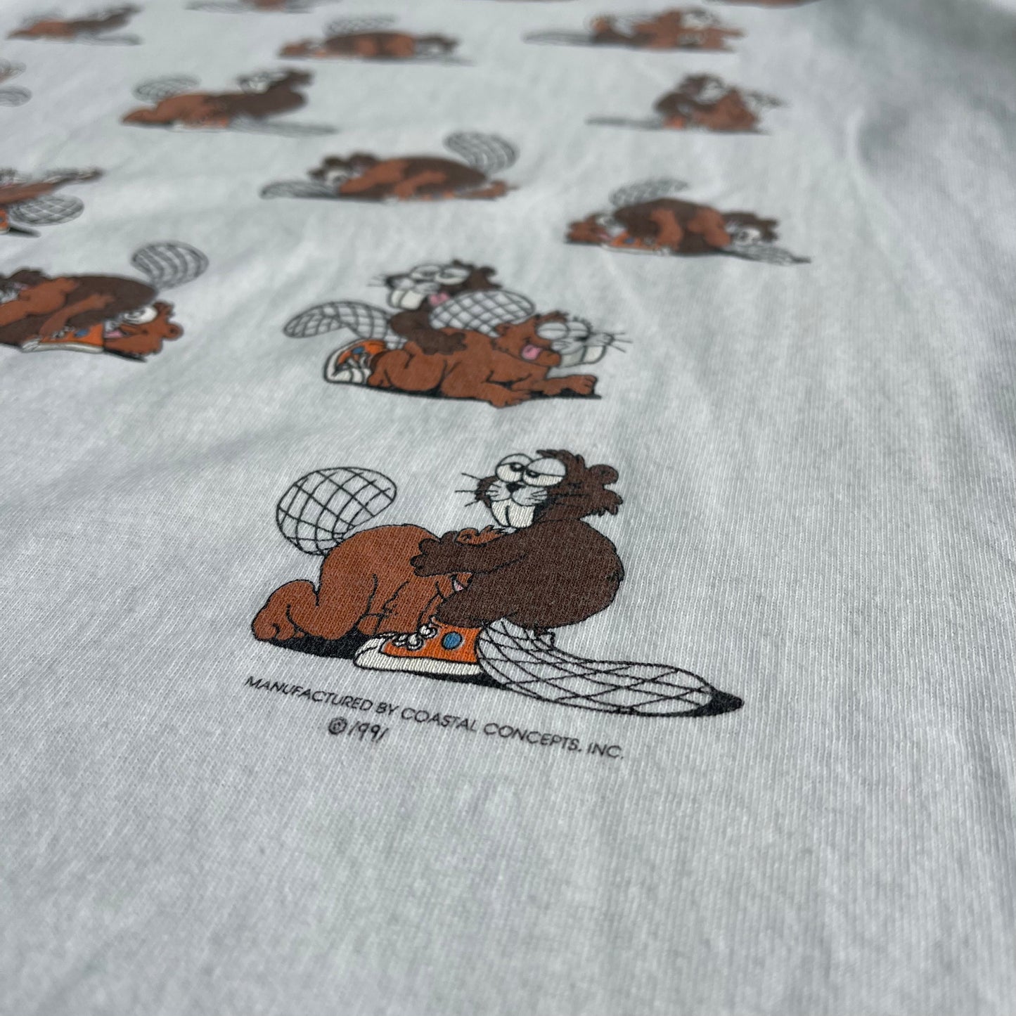 1991 Squirrel positions comedy T-Shirt (L)