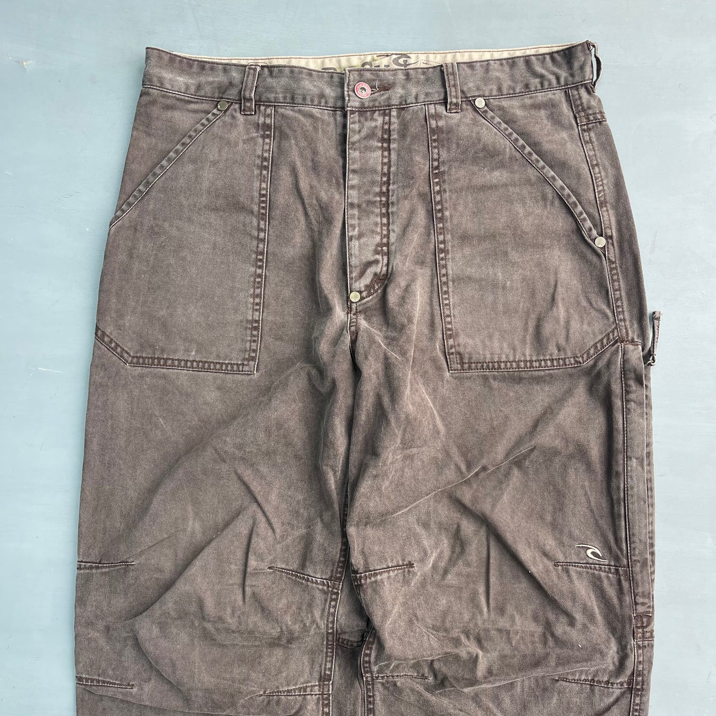 Vintage baggy RipCurl utility trousers (34 waist)