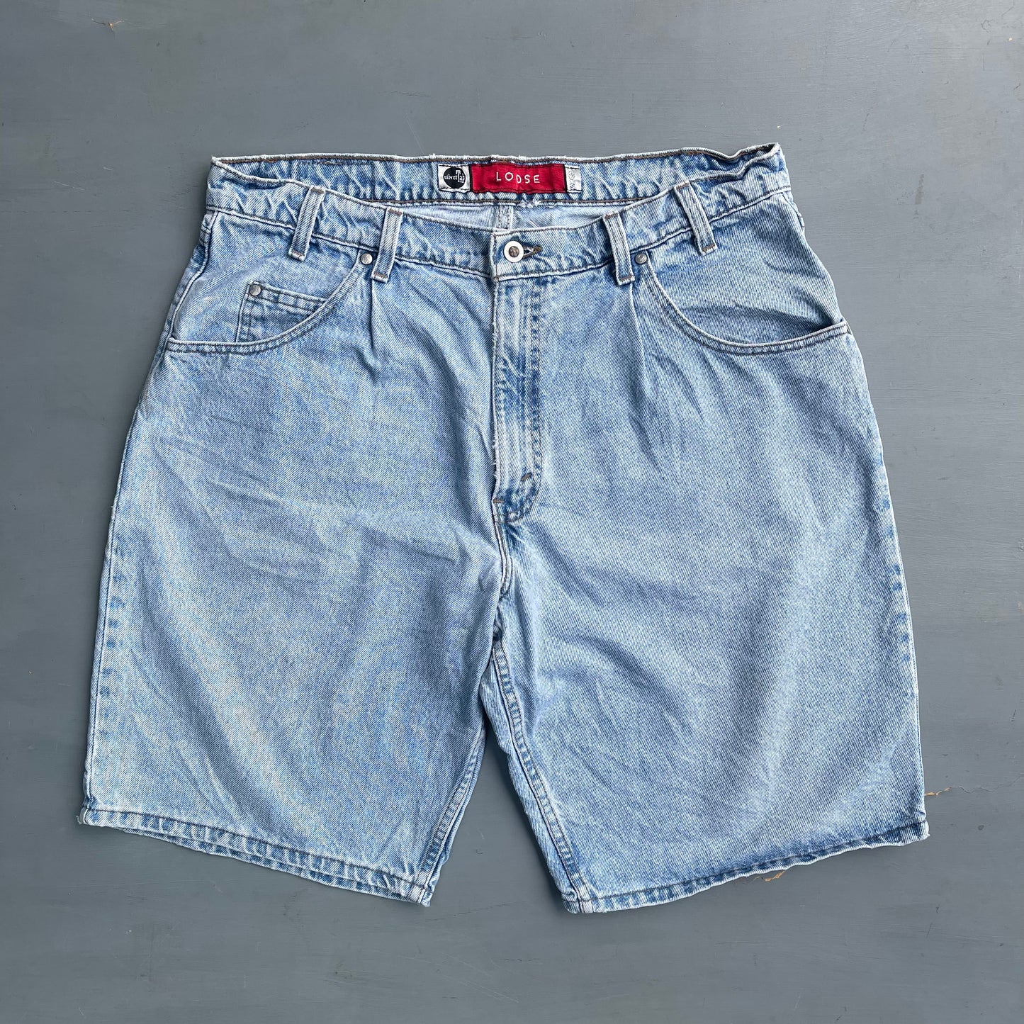 1990s Levi’s SilverTab loose denim shorts (38 waist)