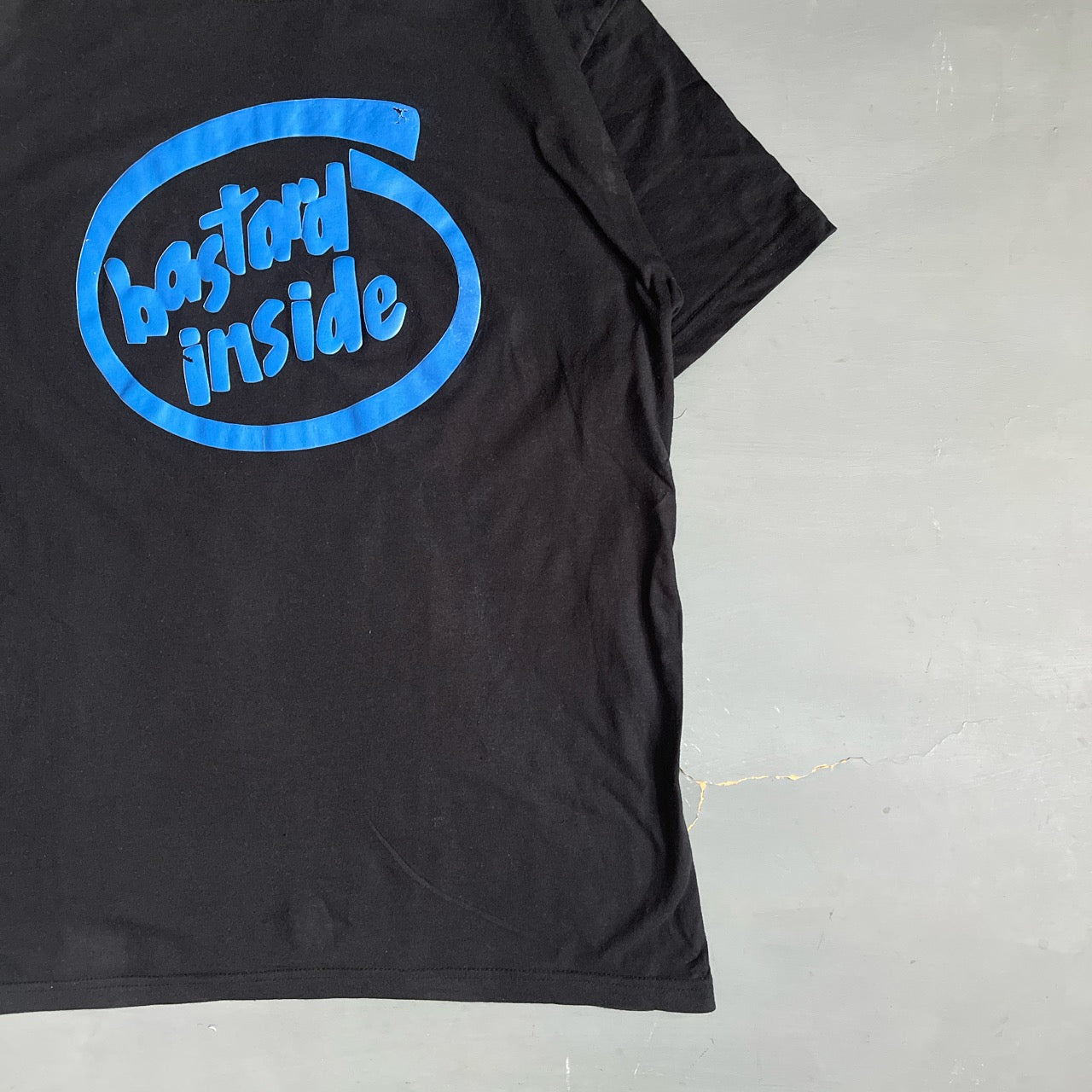 2000s Bastard inside intel parody T-Shirt (M)