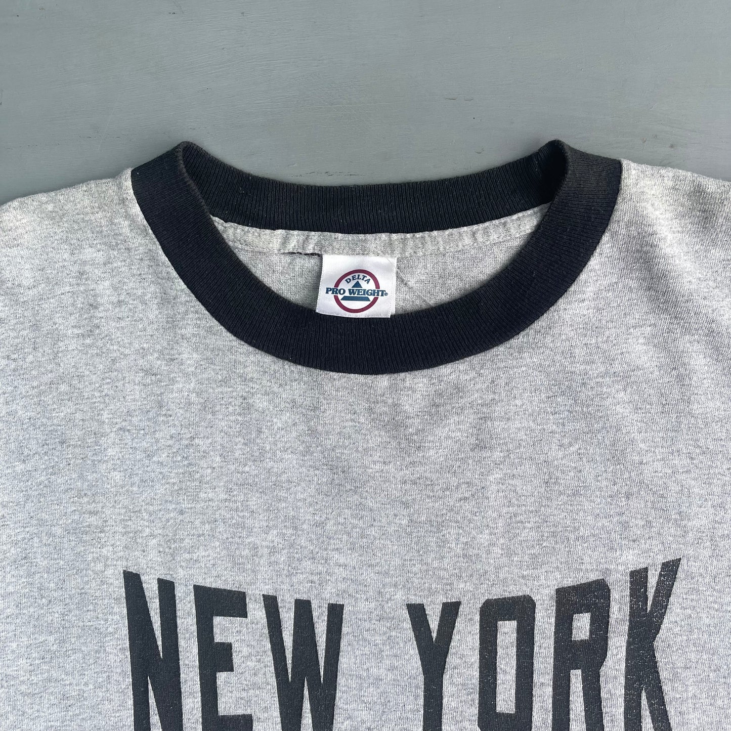 1990s New York City ribbed T-Shirt (L/XL)