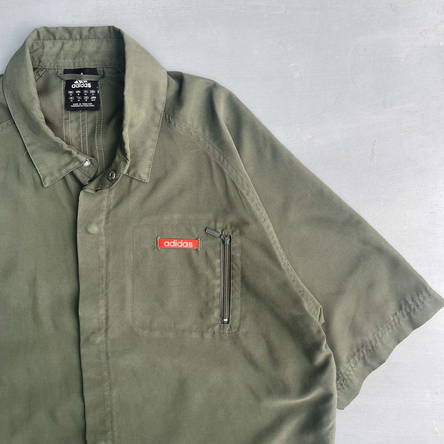 Early 2000s Adidas utility shirt (L)