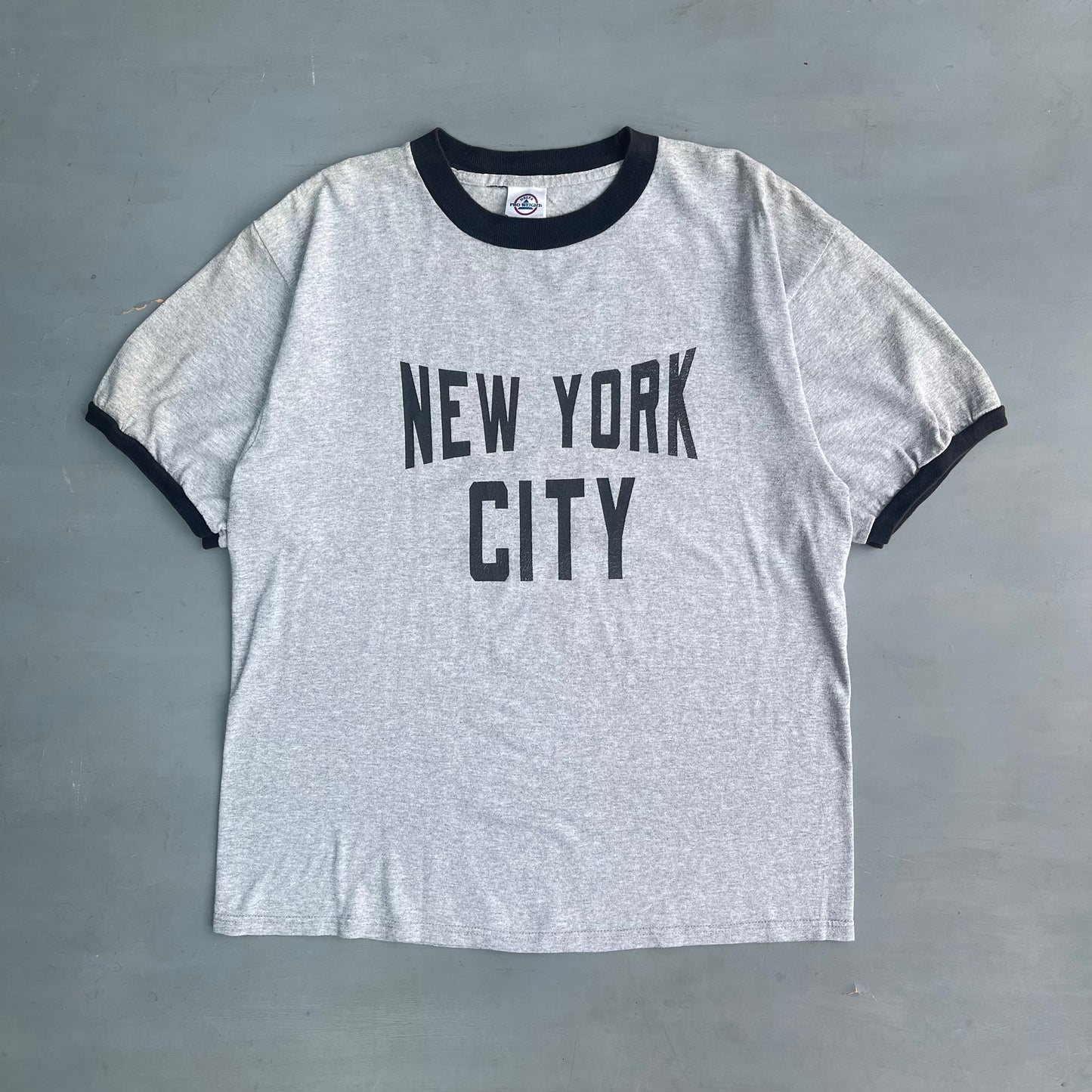 1990s New York City ribbed T-Shirt (L/XL)