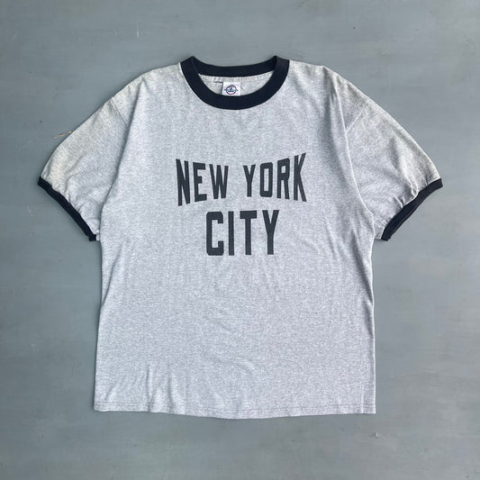 1990s New York City ribbed T-Shirt (L/XL)