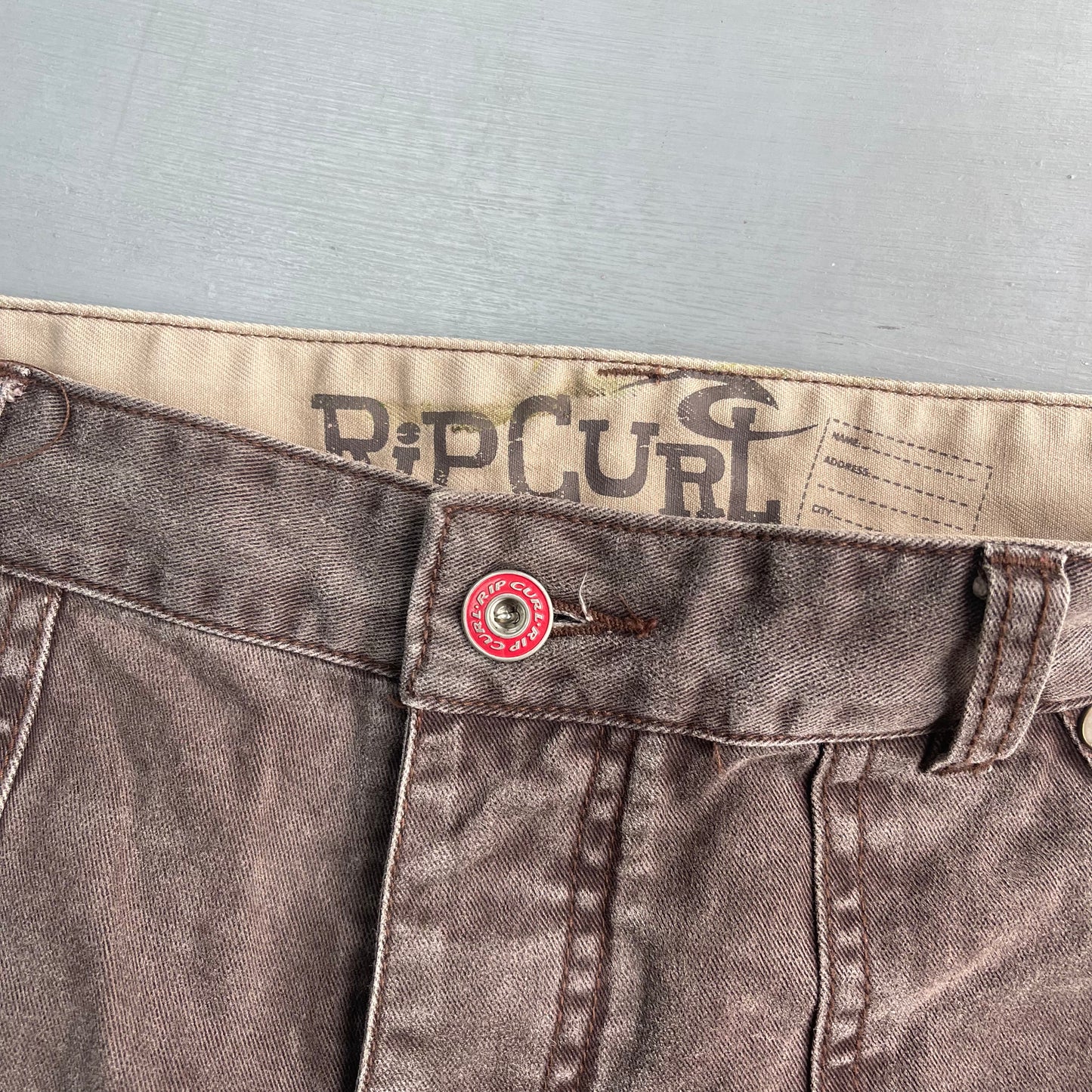 Vintage baggy RipCurl utility trousers (34 waist)