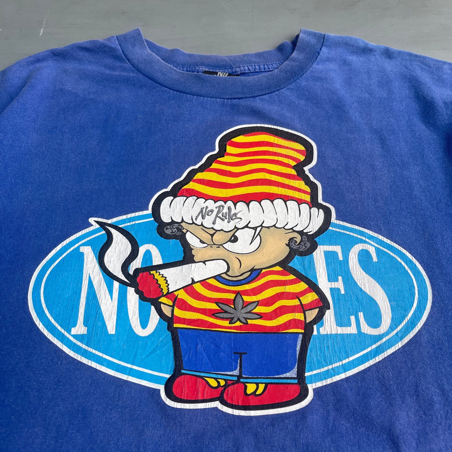 1990s No Rules stoner T-Shirt (L)