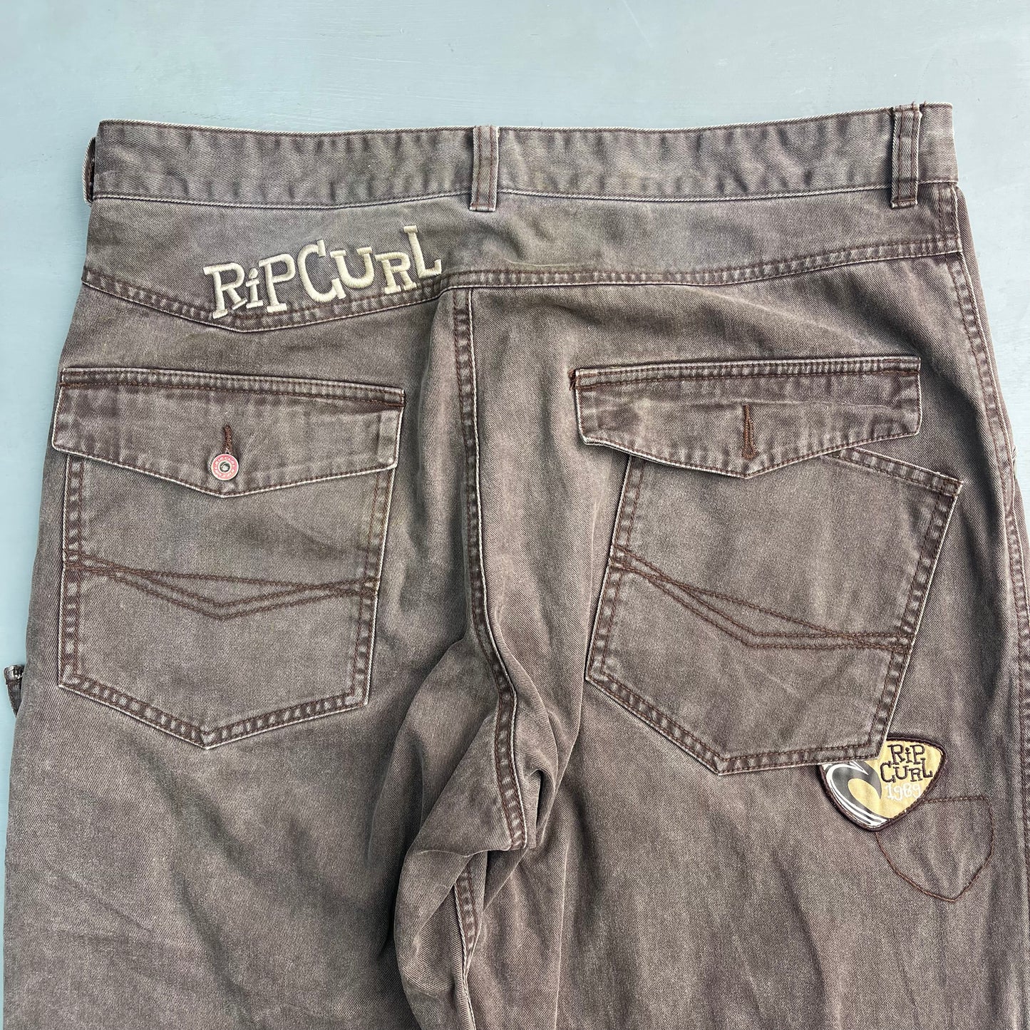 Vintage baggy RipCurl utility trousers (34 waist)